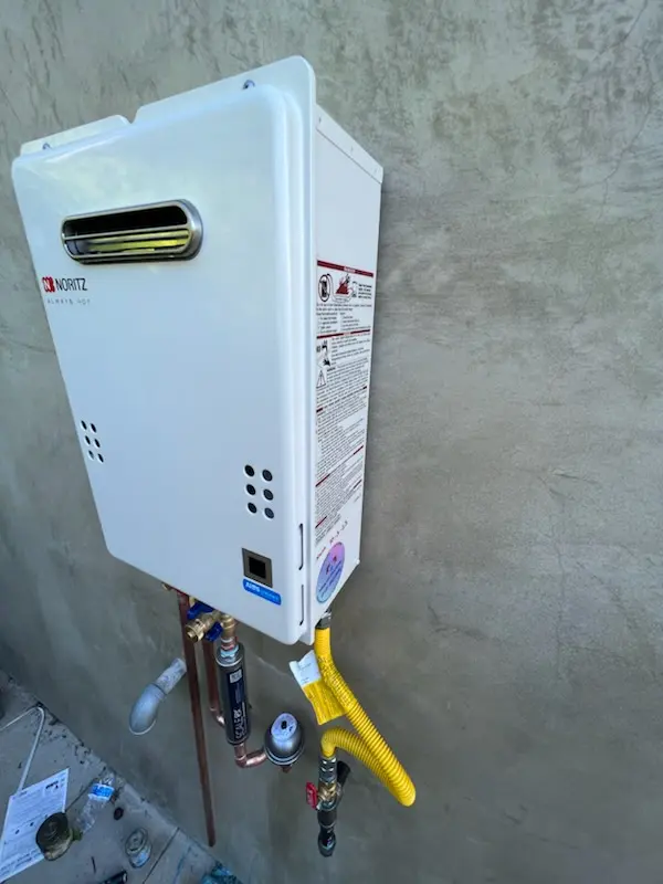 Tankless water heater installation for Silverwood Plantation homes