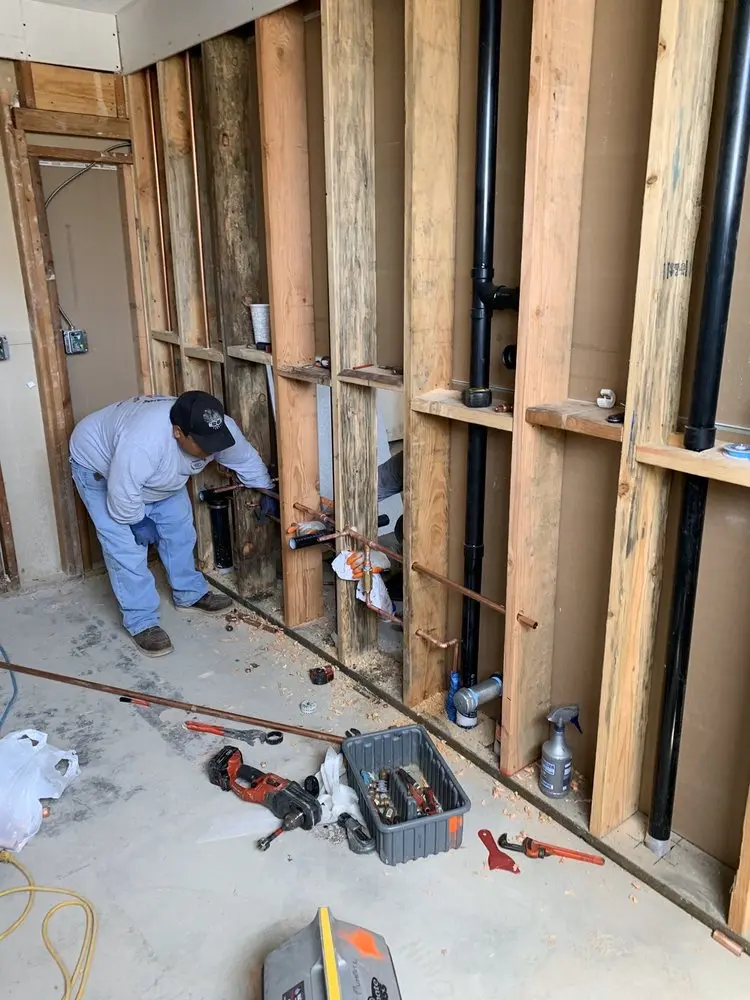 Commercial rough-in plumbing for Gas Line Repair in Silverwood Plantation